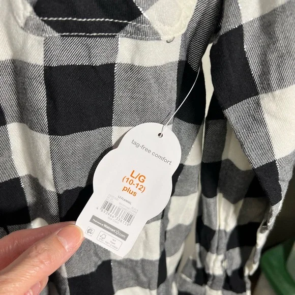 NWT LOT of 3 Plaid Flannel Wonder Nation Shirts - Picture 8 of 13